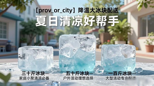 盐田降温大冰块配送_海鲜排档降温解决方案_高温天气大冰块配送